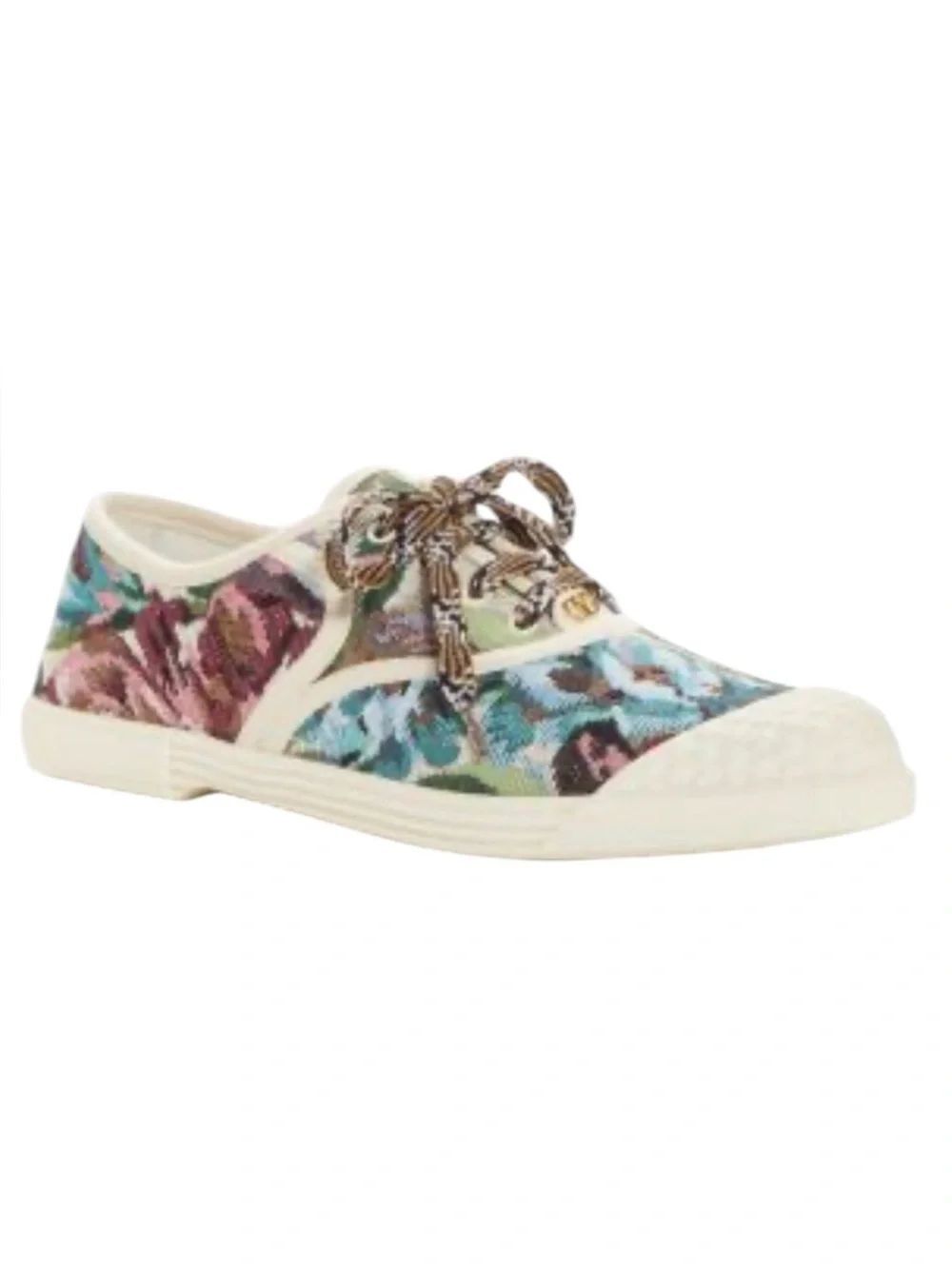 Authentic Valentino  Garavani Multicolor Floral Canvas Sneakers(Size 39.5)